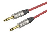 ROXTONE TGJJ100-TBN/6 Кабель инструментальный, цвет коричневый, диаметр 7 мм, 2 x 6.3 mono Jack, длина 6 метров