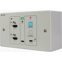 Ecler VEO-XWT44E Настенная панель-передатчик сигналов HDMI и USB-C по HDBaseT