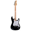ROCKDALE Stars Plus SSS Maple Black электрогитара, цвет черный