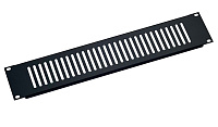 K&M 28452-000-55 заглушка рэковая вентилируемая, на 2 юнита