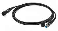 Neutrik NKOX2SA-A-1-2 кабель оптический с разъёмами OpticalConDUO, SM, 2метра, с защитными колпачками, с двойной защитной оболочкой