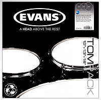 EVANS ETP-PC1CLR-F Набор пластиков 10",12",14" Power Center Clear