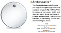 REMO BA-0110-00- AMBASSADOR 10'' COATED однослойный матовый пластик