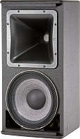 JBL AM7212/66-WRX 2-полосная биамп/пассив инсталляционная АС, трапеция 15°. НЧ 12" (2262H) + ВЧ 1,5" ( 2432H ). RMS AES: НЧ 1000Вт, ВЧ 100Вт. 8Ом, 36-20000Гц, SPL max: 129дБ. Вращаемый ВЧ волновод 60°х60°, 15 точек подвеса M10, 711x369x458мм, 23,1кг. Ко