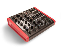 NordFolk NCM-4DSP компактный микшерный пульт, 2 микрофонных, 2 линейных, 2 стереопары, DSP, MP3 плеер