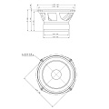 Eighteen Sound 5W430/8 5" динамик НЧ, 8 Ом, 80 Вт AES, 89 дБ, 60...8000 Гц