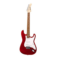 Fernandes LE-1Z 3S CAR/L  электрогитара Stratocaster SSS, цвет красный