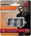 COMPLY T-100 BLK-M 3pr серия Isolation, 3 пары амбюшур для наушников, размер М средний, цвет черный, материал - полиуретановая пена и термопластичный эластомер