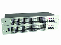 Omnitronic GEQ-231 XL Графический эквалайзер, 2х31 полос, фейдер 50 мм