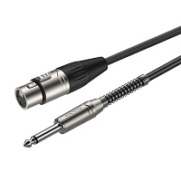 ROXTONE SMXJ210/6 Кабель микрофонный, D 6 мм, XLR (3P-F/(RX3FP-NT) 6.3 мм JACK male (RJ2PP-NT), длина 6 метров