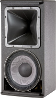 JBL AM7212/95 BK 2-полосная биамп/пассив инсталляционная АС, трапеция 15°. НЧ 12" (2262H) + ВЧ 1,5" ( 2432H ). RMS AES: НЧ 1000Вт, ВЧ 100Вт. 8Ом, 36-20000Гц, SPL max: 129дБ