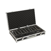Rockcase RC23210B кейс из фанеры для 10-ти микрофонов и коммутации, усиленный