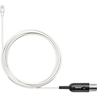 SHURE TL47W/O-MTQG Петличный всенаправленный микрофон TwinPlex, естественная передача звука, низкая чувствительность, кабель 1.6 мм