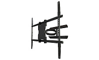 Wize Pro P65 Универсальное наклонно-поворотное настенное крепление для 46"-65"+ дисплеев, Max VESA 800x672 мм, наклон +15/-15°, поворот 180°, вращение +6/-6°, расстояние от стены 9-37 см, до 68 кг, черн.