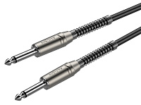ROXTONE SGJJ100/5 Кабель инструментальный, 1x0.22 кв.мм, D 6 мм, разъемы 2x6.3 mono Jack (RJ2PP-NN), длина 5 метров