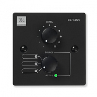 JBL CSR-3SV-BLK настенный контроллер, 3-позиционный селектор источника и управление громкостью. Цвет черный