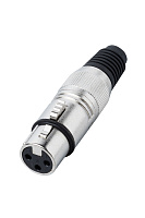 BESPECO XLR3FX Разъем XLR-F кабельный, никель, 3pin