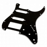 Hosco H-SC-B3P-3  Пикгард Strat-style, modern,  HSS, черный, трехслойный (ВWB), ПВХ
