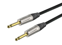 ROXTONE TGJJ300-28/5 Кабель инструментальный, цвет черный, диаметр 6.5 мм, 2x6.3 mono Jack, длина 5 метров