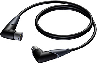 Procab CLA904/1.5 Kабель-переходник с разъемами XLR (угловые вилка-розетка), 1.5 м