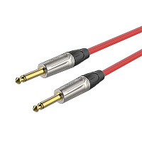 ROXTONE TGJJ100-TRD/6 Кабель инструментальный моноджек 6.3 мм - моноджек 6.3 мм, длина 6 м, цвет красный
