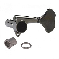 Gotoh GB-707-CK-(L2+R2)  колки для 4-струнной бас-гитары, 2+2, черный хром