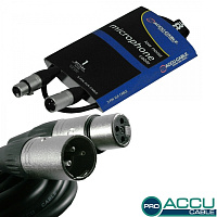 American Dj AC-PRO-XMXF/1 кабель микрофонный xlr-мама - xlr-папа, 1 метр