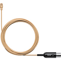 SHURE TL46T/O-MTQG Петличный всенаправленный микрофон TwinPlex, естественная передача звука, высокая чувствительность, кабель 1.6 мм