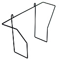 Glorious Vinyl Set Holder Smart  подставка для виниловых пластинок, вместимость до 25 штук