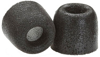 COMPLY Tx-500 BLK-S 3pr серия Isolation Plus, 3 пары амбюшур для наушников, размер S маленький, цвет черный, материал - полиуретановая пена и термопластичный эластомер