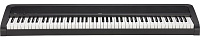KORG B2N цифровое пианино, облегченная клавиатура, 12 тембров, педаль, адаптер питания в комплекте, цвет черный, полифония 120 голосов