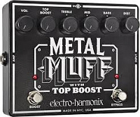 Electro-Harmonix Metal Muff w/ Top Boost гитарная педаль Metal Distortion
