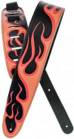 PLANET WAVES 25LHR04 Flame Кожаный гитарный ремень