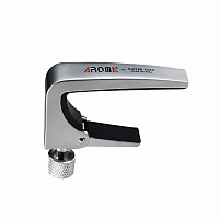 AROMA AC-11 Mat Silver каподастр гитарный, матовый серебристый