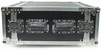 SLCASE R4UE рэковый кейс, 2 съемных крышки, 4 высоты, 9 мм фанера, без колес