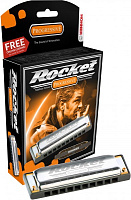 HOHNER Rocket 2013/20 Bb (M2013116X)  губная гармоника - корпус пластик ABS, крышки из нержавеющей стали. Доступ на 30 дней к бесплатным урокам