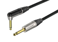 ROXTONE TGJJ310-28/6 Кабель инструментальный, цвет черный, GC050, диаметр 6.5 мм, разъемы 2x6,3 mono Jack, длина 6 метров