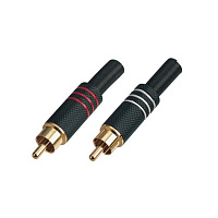 ECO RR010M (set) разъемы RCA, 2 штуки, красный, черный