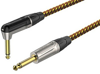 ROXTONE TGJJ310-11/6 Кабель инструментальный, желто-коричневый, кабель GC050, диаметр 6.5 мм, разъемы 2 x 6.3 mono Jack, длина 6 метров