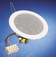 Visaton DL 10/100 V Потолочный громкоговоритель 10 см, 100 В, IP54, белый