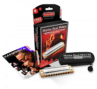 HOHNER Marine Band Deluxe 2005/20 E (M200505X)  губная гармоника - Richter Classic, корпус дерево. Доступ на 30 дней к бесплатным урокам