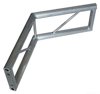 Truss-Master P30-V-120-2  Стыковочный узел для двух модулей плоской конфигурации, вид вертикальный, угол 120°, диаметр и толщина стенки трубок: основа - Ø50x2.0 мм, распорки - Ø16x2.0 мм
