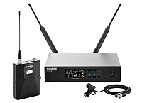 SHURE QLXD14E/150/C G51 радиосистема с поясным передатчиком и петличным микрофоном MX150C (кардиоидный)