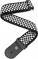 PLANET WAVES 50C02 гитарный ремень без наплечника, 50мм, серия West Coast, рисунок Check Mate