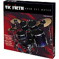VIC FIRTH MUTEPP5 Комплект сурдин (8 пластин) 10", 12", 14"(2), 20", hi-hat and cymbal (2)