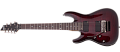 Schecter DAMIEN ELITE-7 CRED L/H Гитара электрическая, 7 струн, корпус-махагони, гриф клен, лады 24X