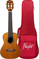 FLIGHT DIANA C  укулеле концерт, топ массив кедра, орех, цвет натуральный, чехол в комплекте