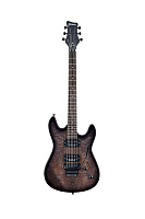 Framus DIABLO PROGRESSIVE X NB THP BLK  электрогитара с чехлом, HH, Floyd Rose, цвет чёрный