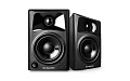 M-Audio Studiophile AV42  Комплект из двух качественных мониторов ближнего поля, 4" низ, 3/4" верх (шёлк), 20 Вт каждый 75Гц-20.000Гц , регулировка громкости, выключатель питания, входы: балансные TRS, небалансные RCA, выход на наушники.