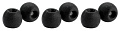 COMPLY Ts-100 BLK-LG 3pr серия Comfort, 3 пары амбюшур для наушников, размер L большой, цвет черный, материал - полиуретановая пена и термопластичный эластомер